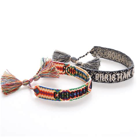 dior friendship bracelets for sale|christian dior bracelet woven price.